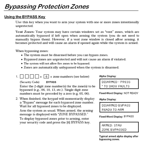 HONEYWELL bypass graphic